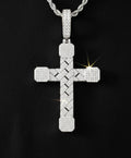 Moissanite VVS1 925 Silver Seraphic Cross Pendant