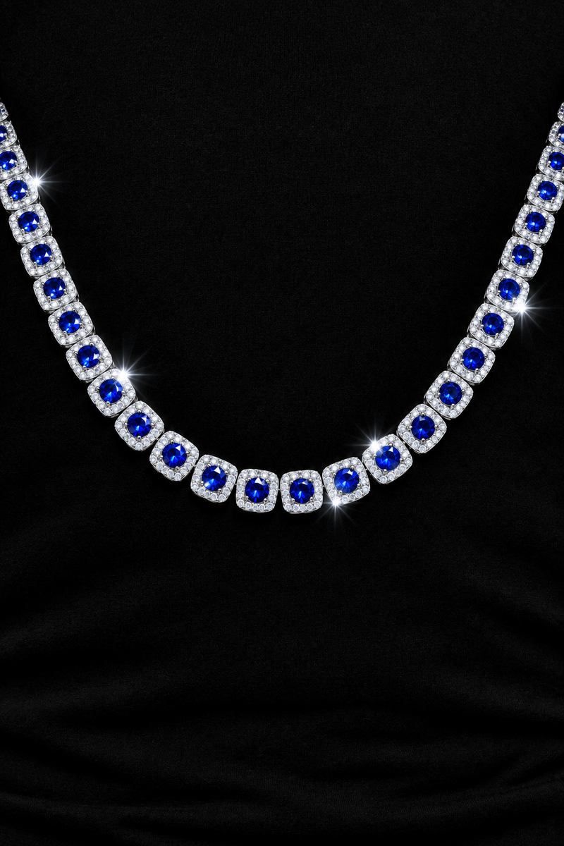 CZ Clustered Radiance Halskæde