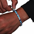 Moissanite VVS1 925 sølvfarvet tennisarmbånd (består diamanttester)