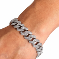 14MM CZ Miami Cuban Bracelet