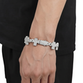 17MM CZ Infinity Cross Armband