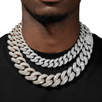 CZ Iced Out 24MM/28MM Miami Cuban Link Necklace