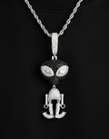 Moissanite VVS1 925 Silver Veyra Alien Pendant