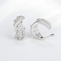 Moissanite VVS1 925 Silver Throne Clip Cuffs – No Pierced Earrings