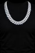 20MM CZ Miami Cuban Necklace