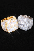 Moissanite VVS1 925 Silver Cross Ring