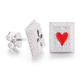 Moissanite VVS1 925 Silver Poker Earrings