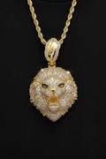 Moissanite VVS1 925 Silver Imperial Lion Pendant
