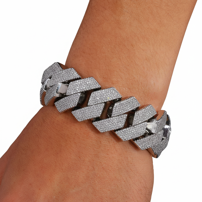 CZ Iced Out 20MM Miami Cuban Link Bracelet