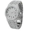 Moissanite VVS1 42MM Stainless Steel Iced Out Watch - 21.5ct