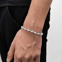 CZ Sacred Cross Tennis Bracelet