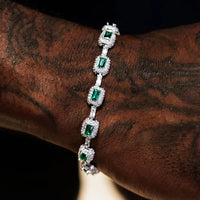 CZ Prestige Emerald Cut Bracelet