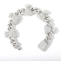 CZ Money Bag Cuban Bracelet