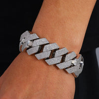 CZ Iced Out 20MM Miami Cuban Link Bracelet