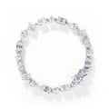 Bracciale in argento 925 con moissanite VVS1 e rombi di lusso (supera il test dei diamanti)