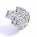 CZ Divine Cross Ring.