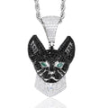 Moissanite VVS1 925 Silver Olivine Cat