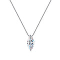 Moissanite VVS1 925 Silver Marquise-Cut Solitaire Necklace