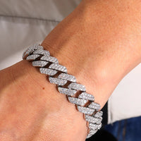 14MM CZ Miami Cuban Bracelet