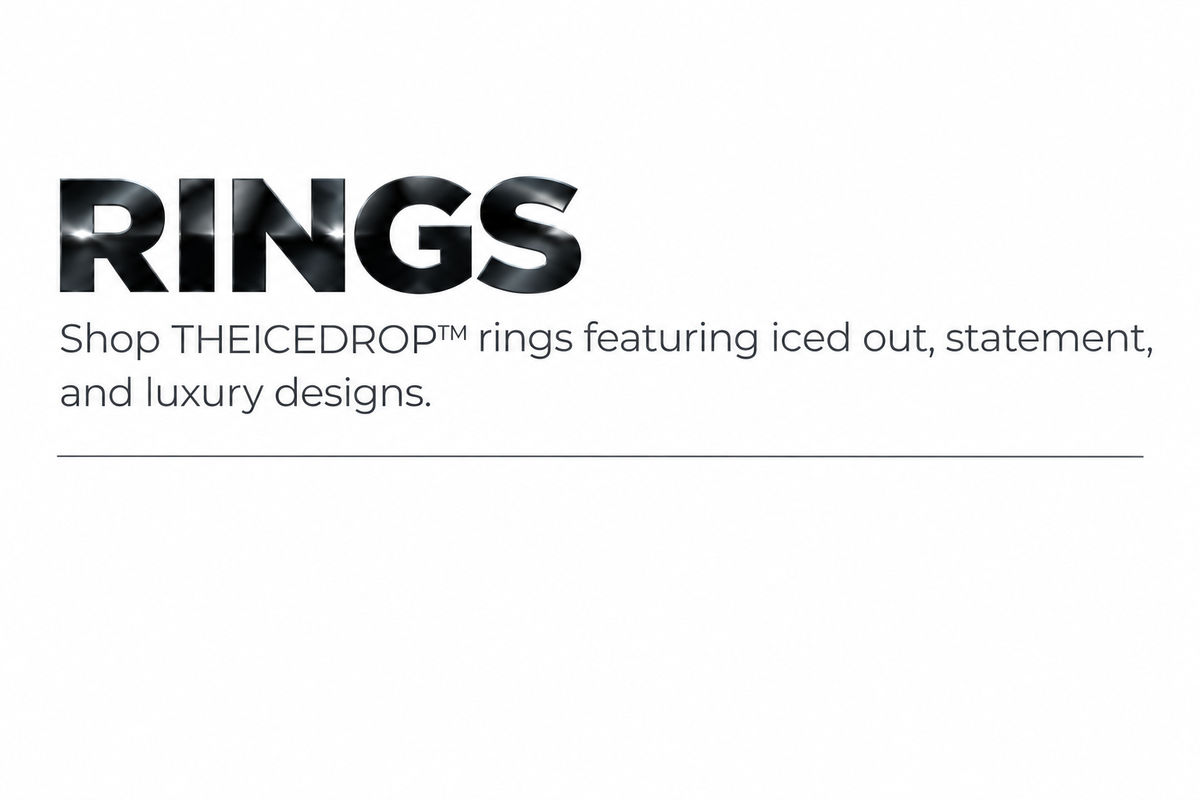 THEICEDROP™ Rings Banner – Clean No Callouts White Background